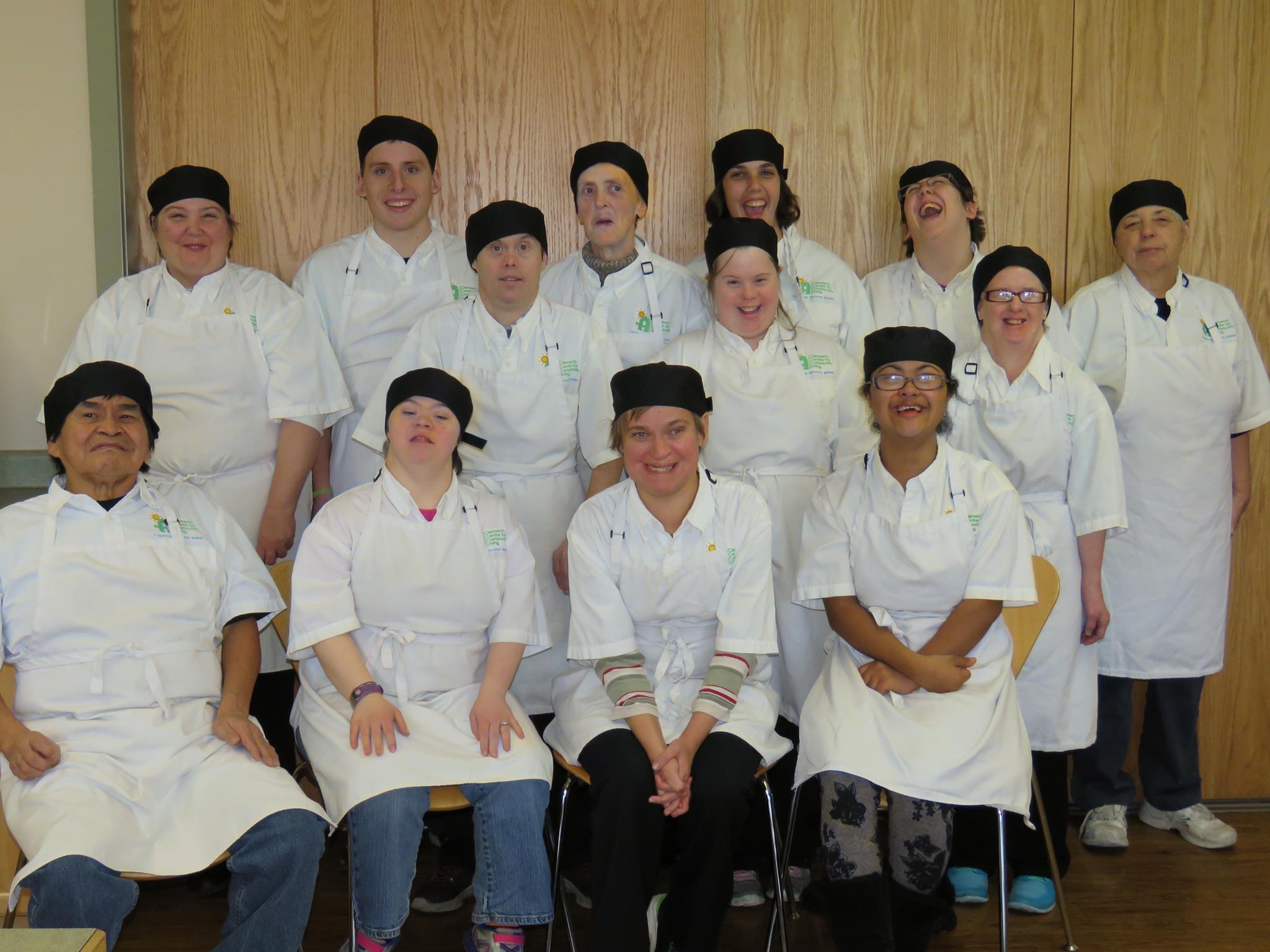 Team at work in the bakery